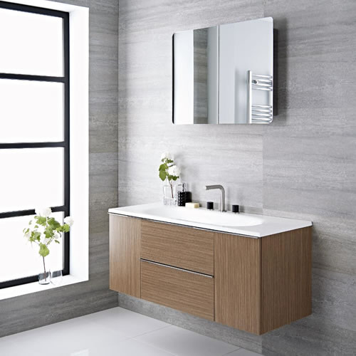 Waschbecken mit Unterschrank