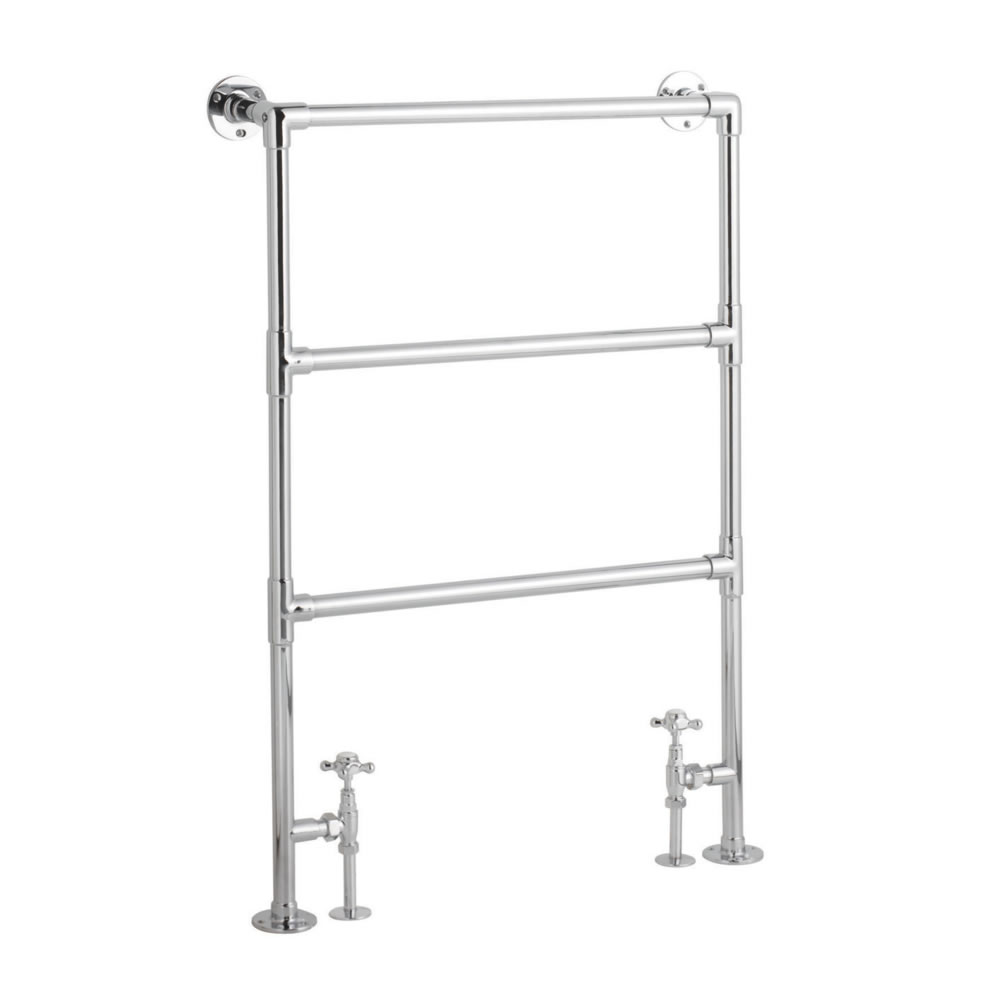 Handtuchheizkörper Nostalgie Chrom 937mm x 615mm 167W - Salina