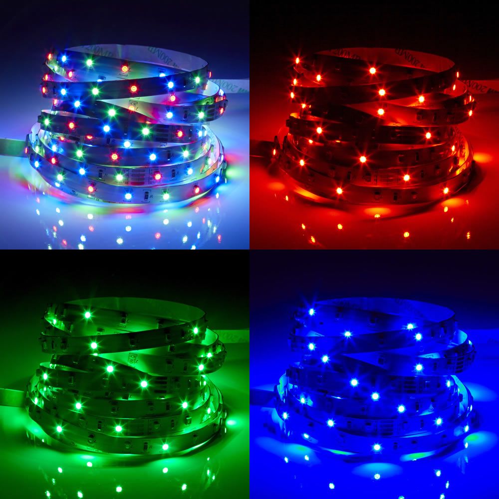 Biard 5m 3528 300 LED Strip, farbwechselnd, zur Innenraumnutzung