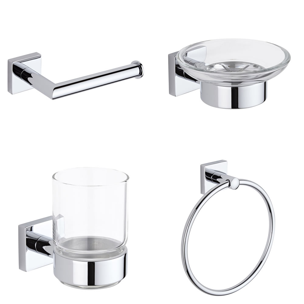 Badezimmer 4-teiliges Zubehör Set - Liso