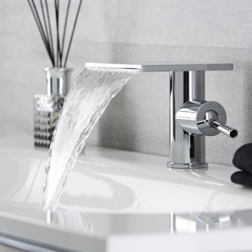 Moderne Waschtischarmatur Wasserfall - Blade