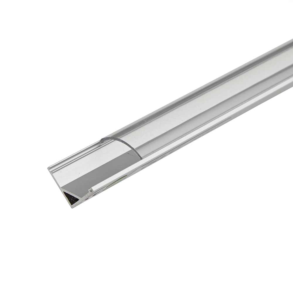 Biard 5x Befestigungs-Schiene V-förmig 100cm für LED Strips mit runder Blende