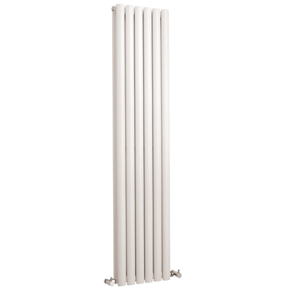 Design Heizkörper Vertikal Doppellagig Weiß 1500mm x 354mm 1512W - Revive