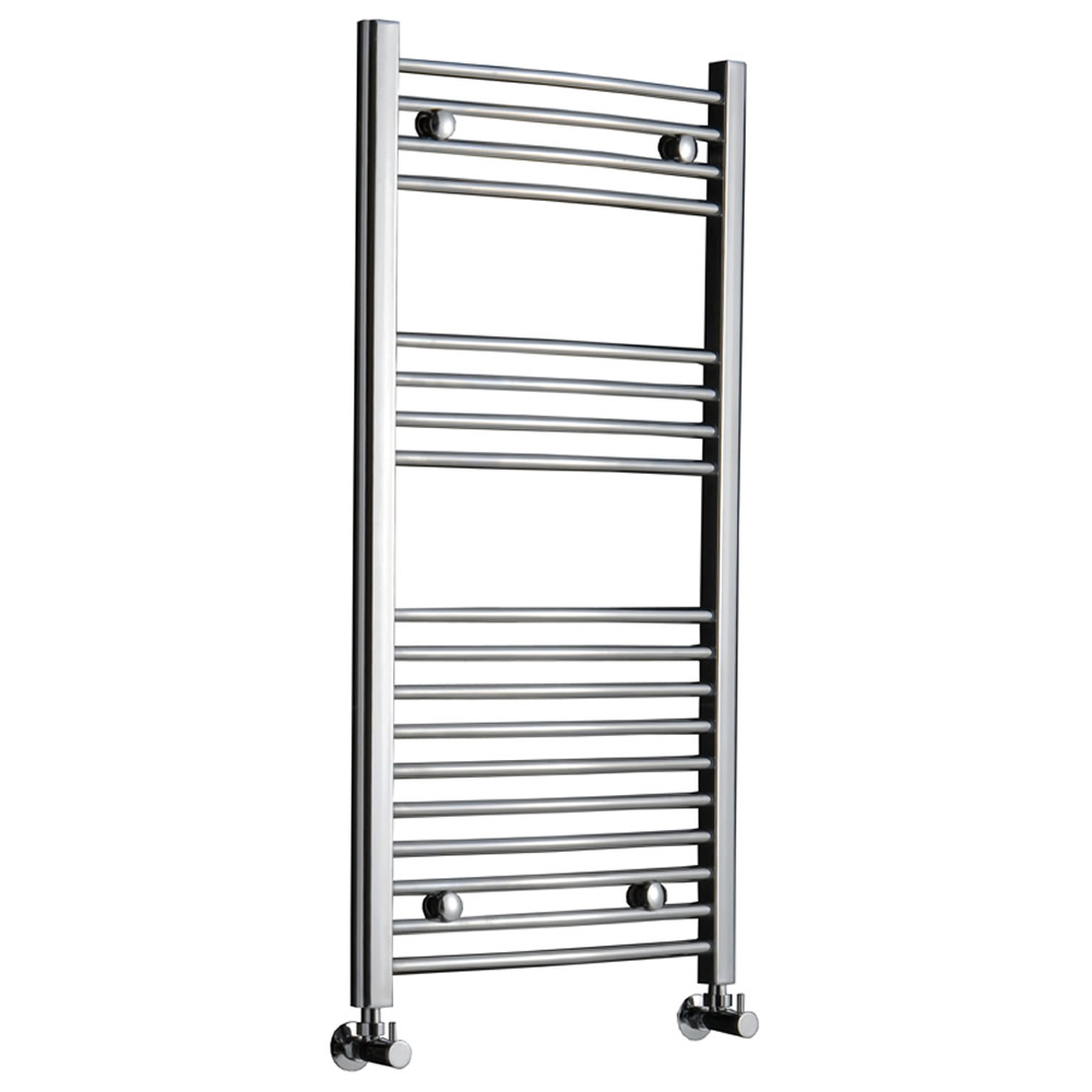 Handtuchheizkörper Gebogen Chrom 1000mm x 500mm 359W - Ischia