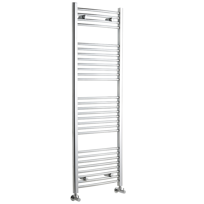 Handtuchheizkörper Gebogen Chrom 1500mm x 500mm 554W - Ischia