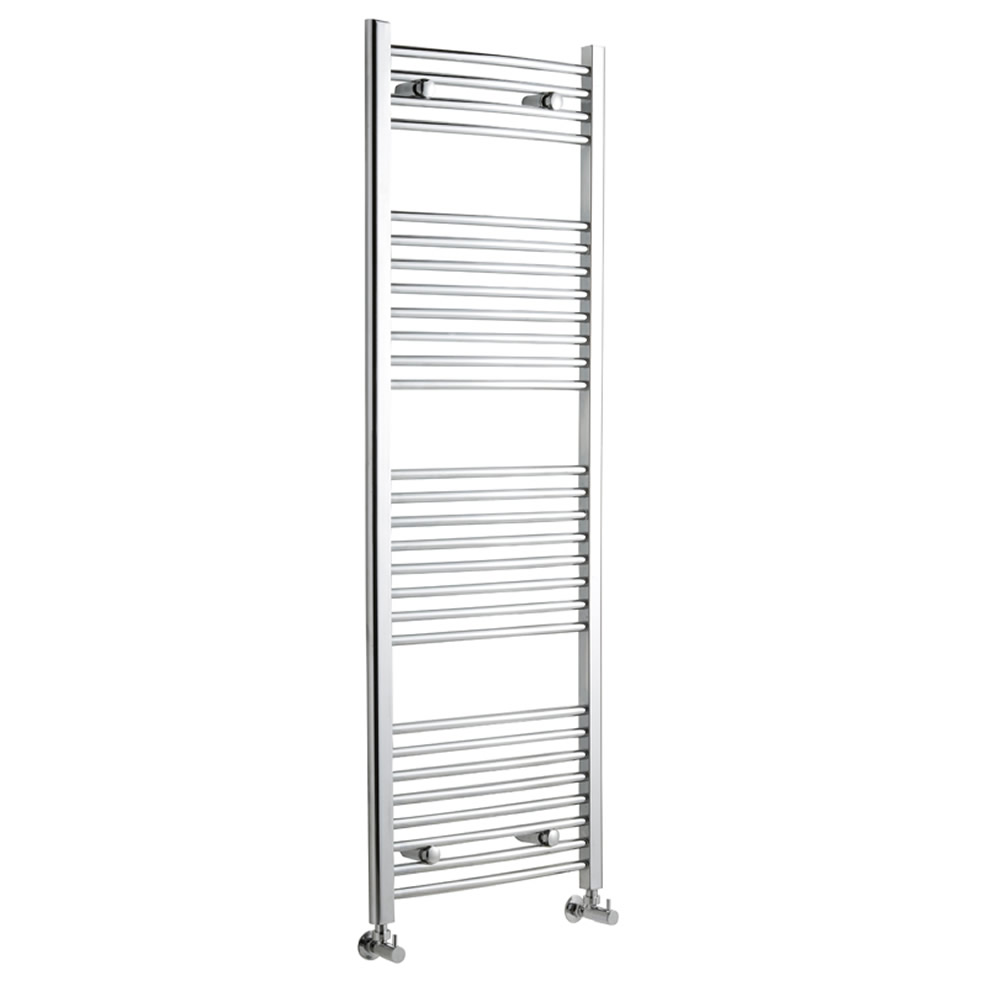 Handtuchheizkörper Gebogen Chrom 1500mm x 600mm 554W - Ischia