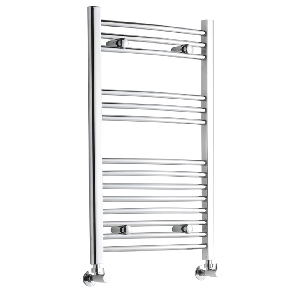 Handtuchheizkörper Gebogen Chrom 800mm x 500mm 289W - Ischia
