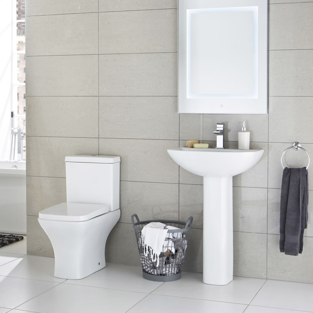 WC mit Spülkasten und Waschbecken im Set - Harrison