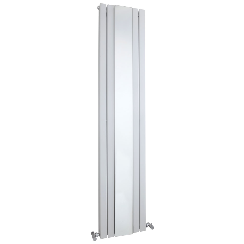 Design Heizkörper Vertikal Doppellagig Weiß 1800mm x 381mm 1696W - Sloane
