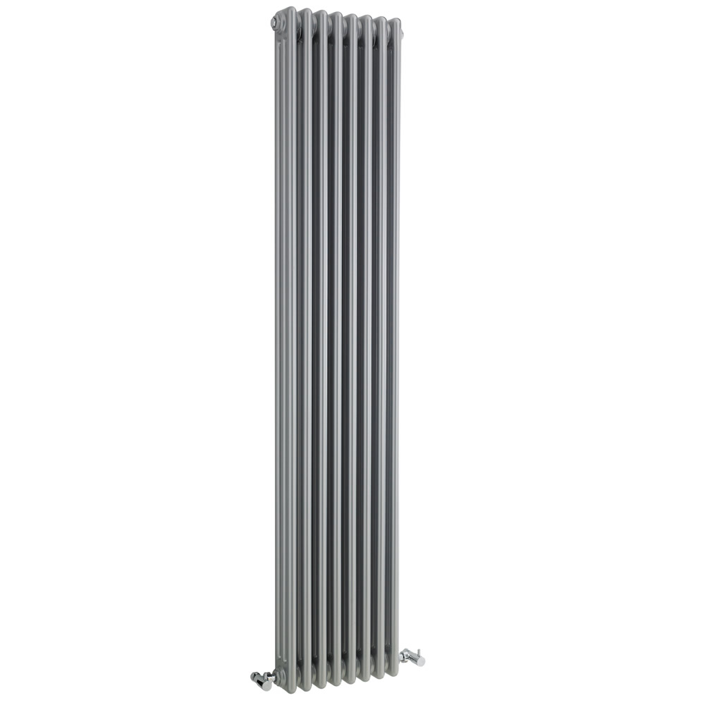 Gliederheizkörper Vertikal 3 Säulen Nostalgie Silber 1800mm x 381mm 1558W - Regent