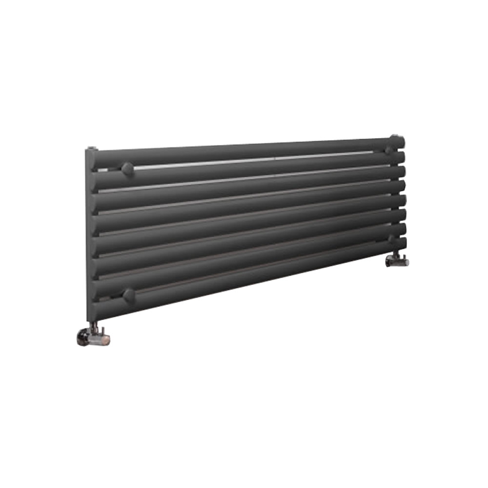 Design Heizkörper Horizontal Einlagig Anthrazit 472mm x 1780mm 1162W - Revive