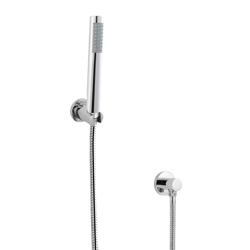 Handbrause Rund mit Wandhalterung und Schlauch 210mm