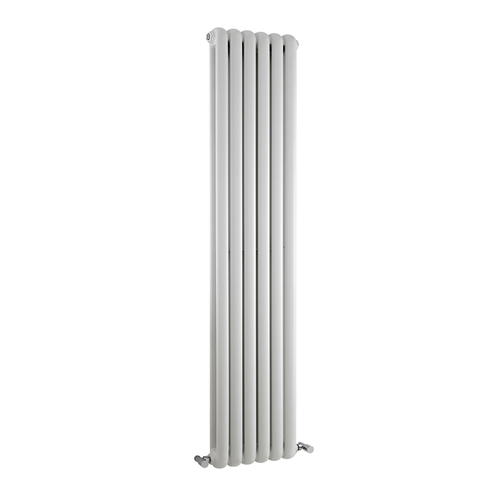 Gliederheizkörper Vertikal 2 Säulen Nostalgie Weiß 1500mm x 383mm 1258W - Salvia