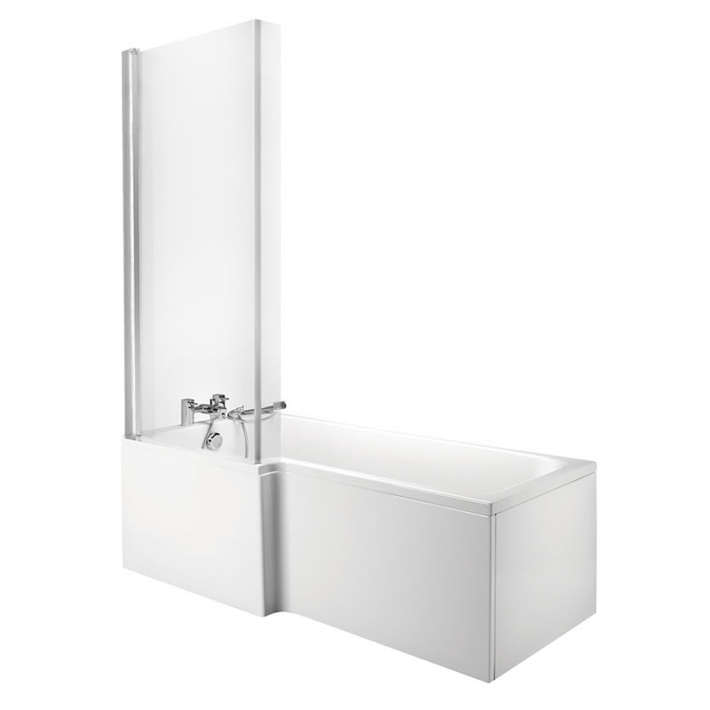 Duschbadewanne Linksbündig mit Paneelen 850 x 1700