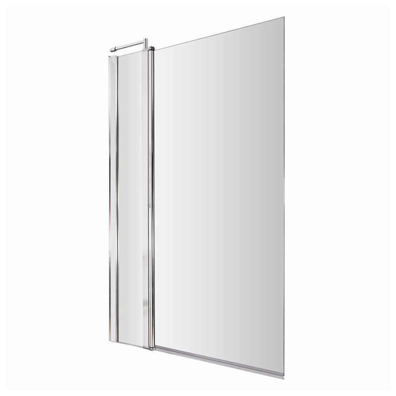 Badewannenaufsatz mit fixiertem Paneel für Badewannen 1435 mm x 1005 mm