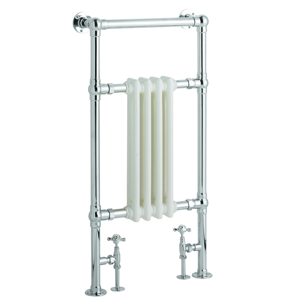 Handtuchheizkörper Nostalgie Chrom 930mm x 495mm 367W - Thera