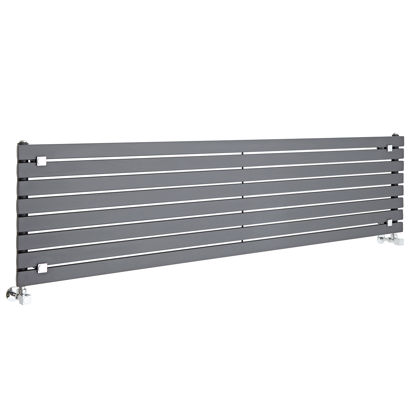 Design Heizkörper Horizontal Einlagig Anthrazit 472mm x 1780mm 1145W - Sloane