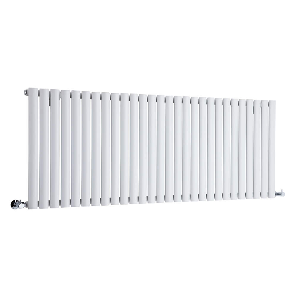 Design Heizkörper Horizontal Einlagig Weiß 635mm x 1647mm 1671W - Revive
