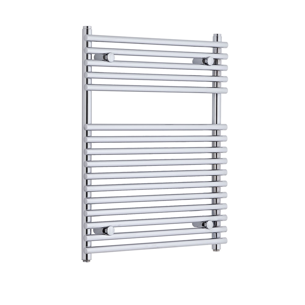 Handtuchheizkörper Gebogen Chrom 750mm x 600mm 405W - Etna