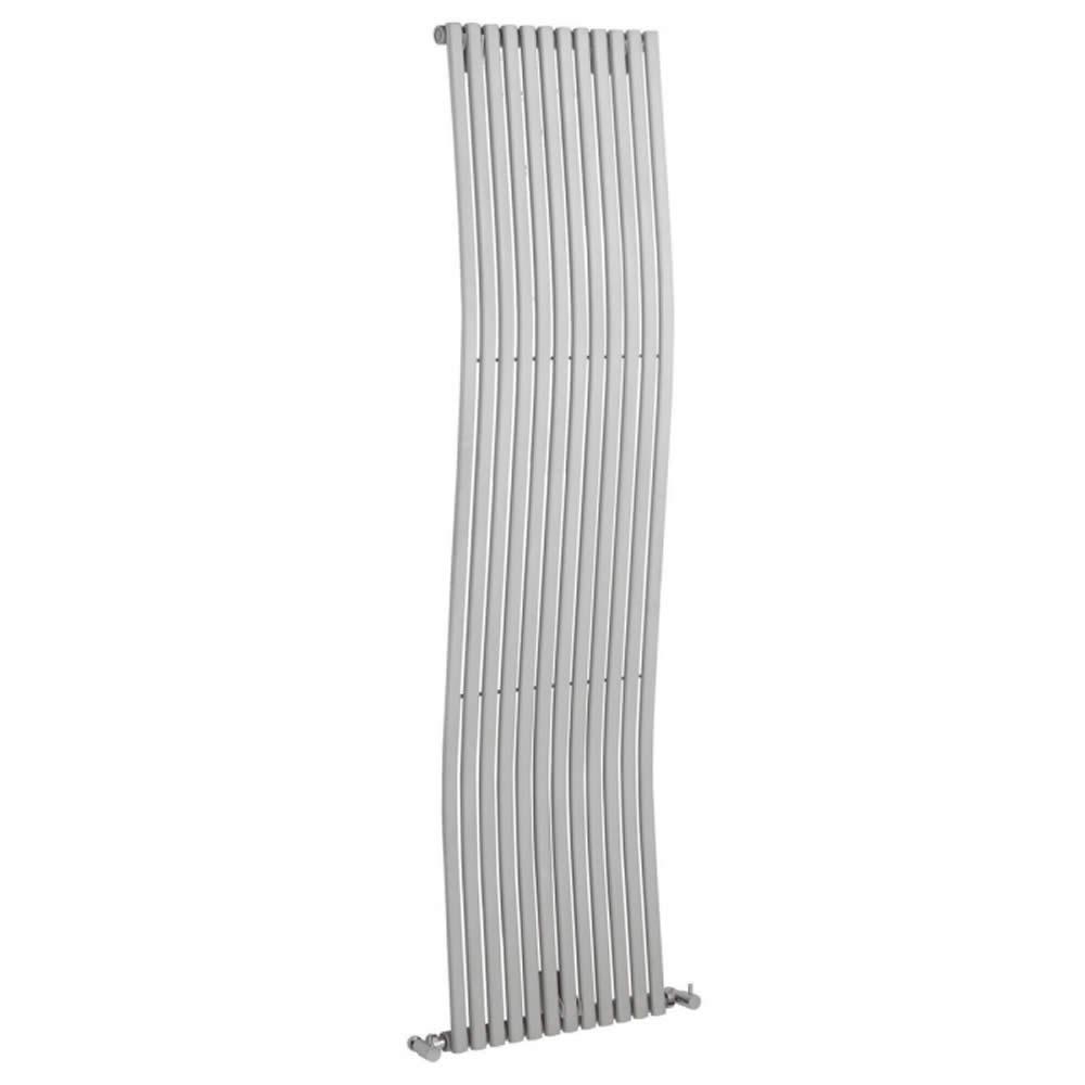 Design Heizkörper Vertikal Einlagig Silber 1600mm x 456mm 1185W - Palero