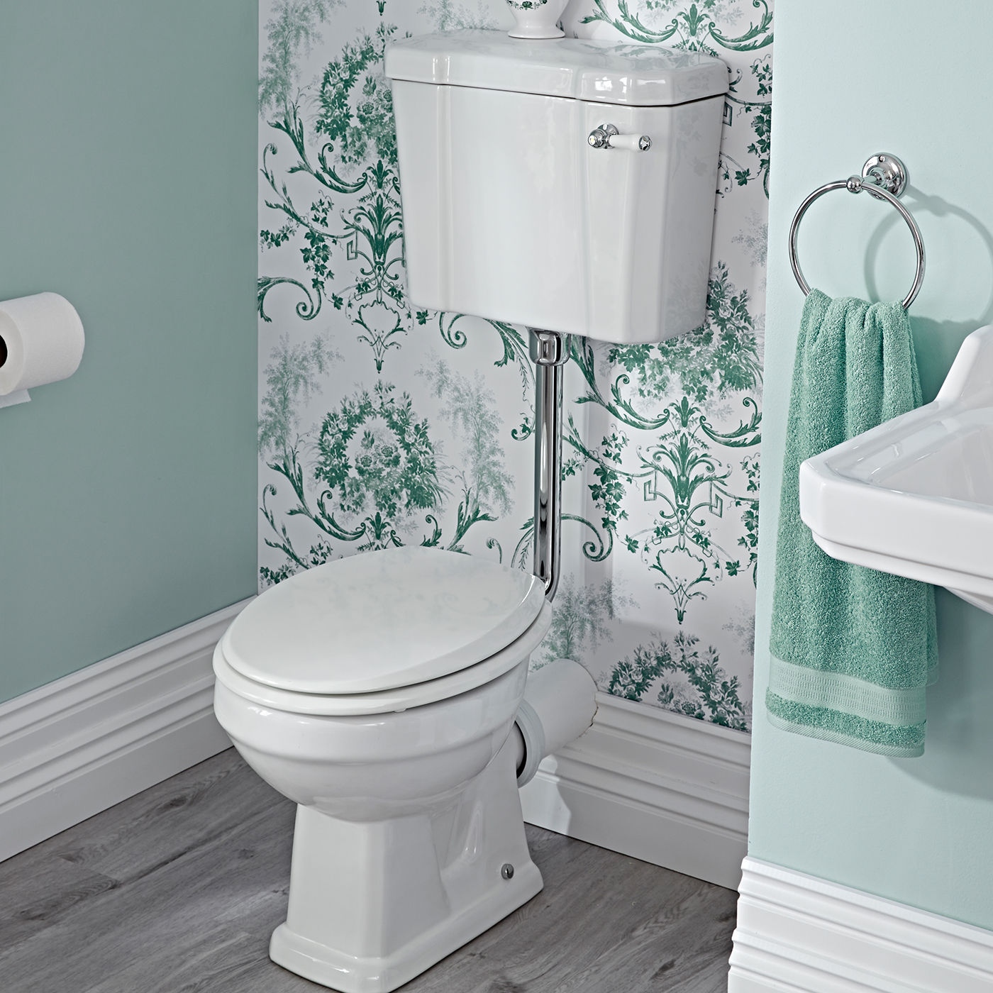 Klassiktoilette mit Spülkasten - Carlton