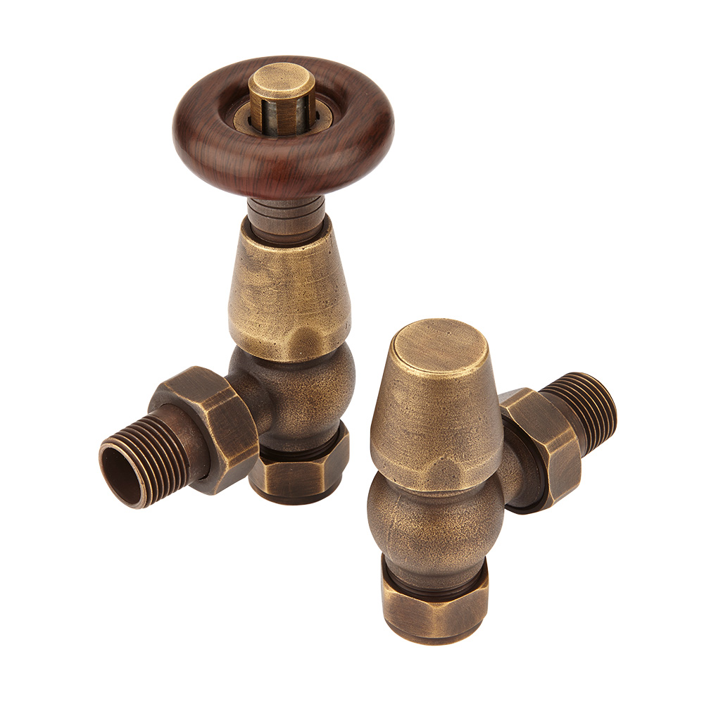 Heizkörperventile Retro Bronze Winkelventil thermostatisch - Bentley