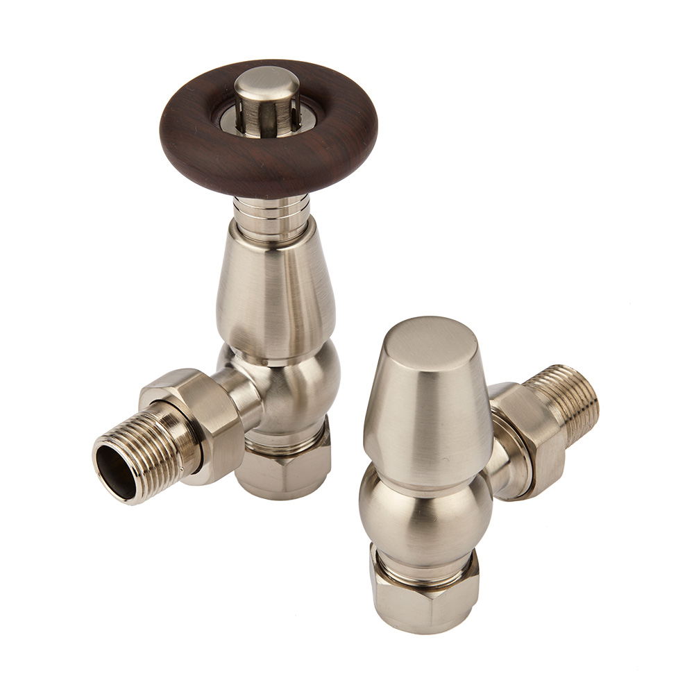 Heizkörperventile Retro Nickel Winkelventil - Regent