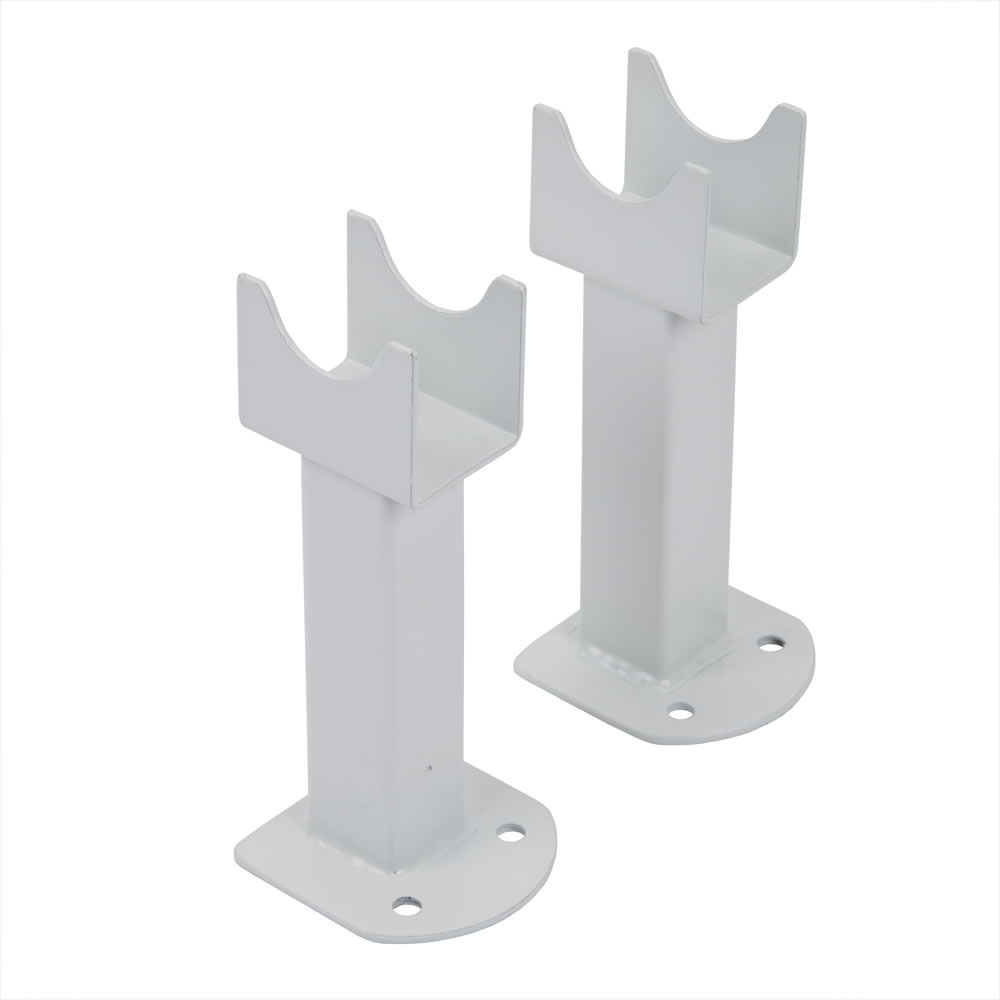 Füße für Design Heizkörper Parallel in Weiß