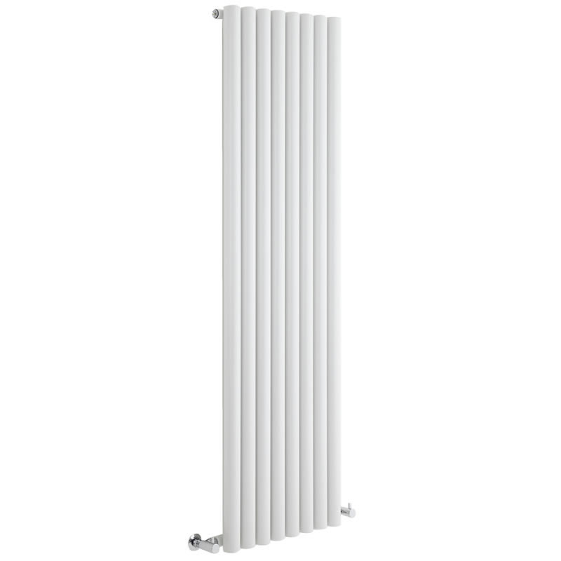 Design Heizkörper Vertikal Einlagig Weiß 1780mm x 472mm 1391W - Savy
