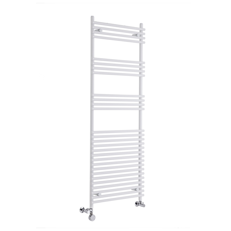 Handtuchheizkörper Mischbetrieb Weiß 1650mm x 600mm 671W - Etna
