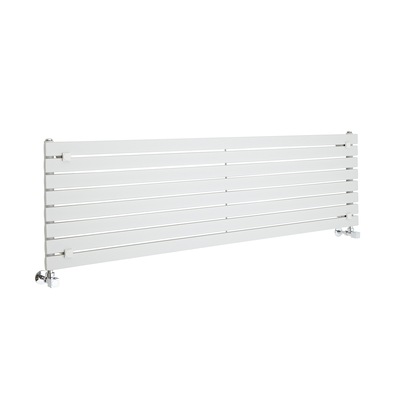 Design Heizkörper Horizontal Einlagig Weiß 472mm x 1600mm 1043W - Sloane
