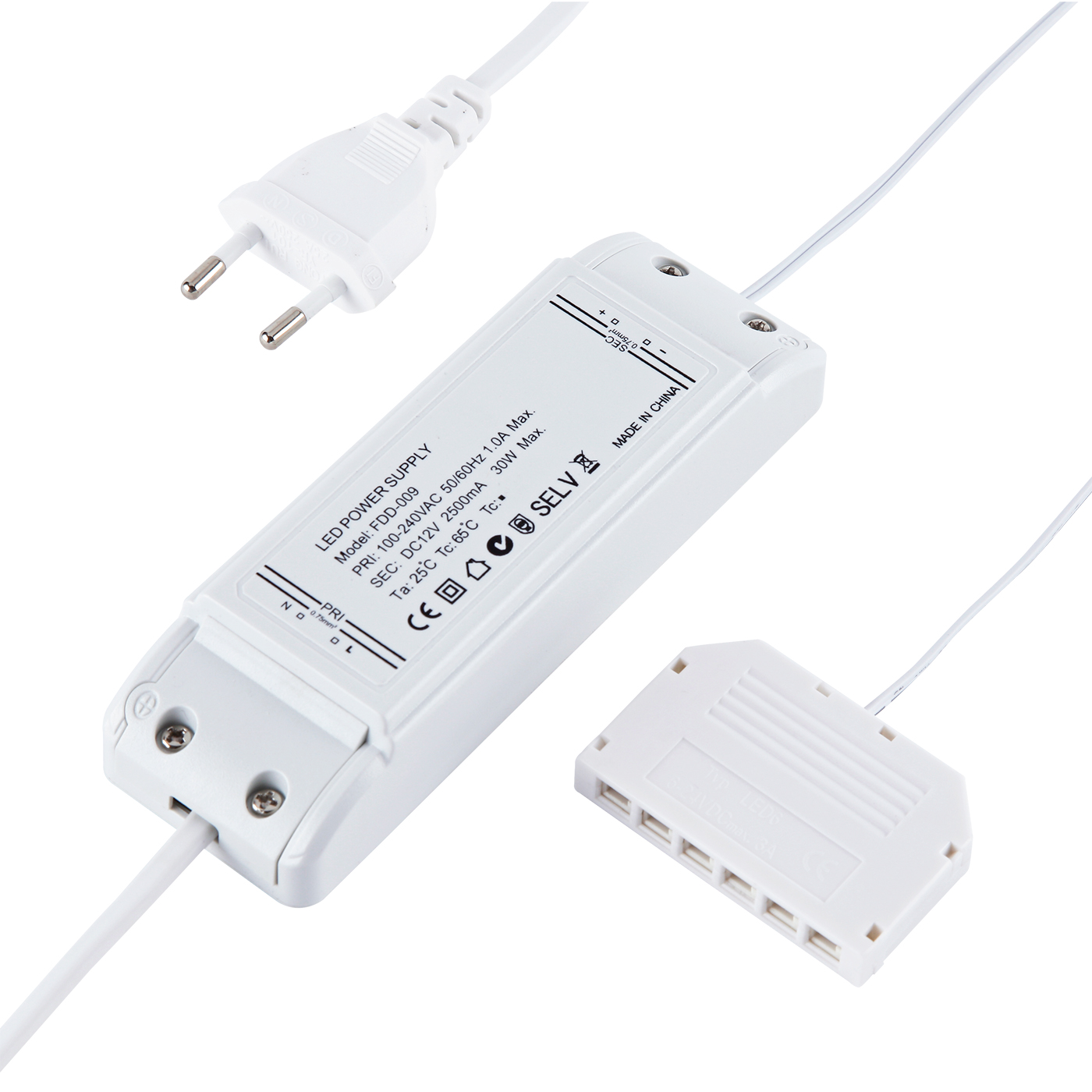 Biard 30W Treiber mit 6 Verteileranschlüssen und Netzstecker