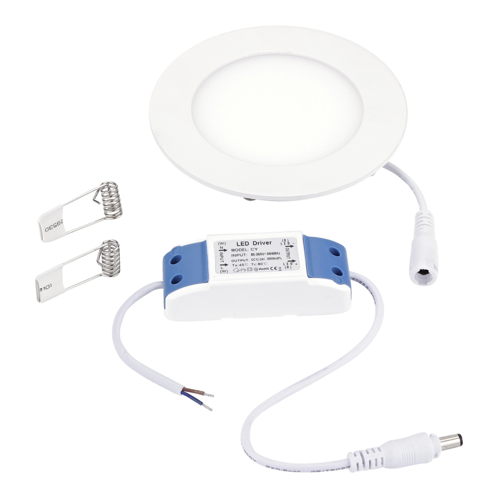 Biard 6W LED Paneelleuchte Rund