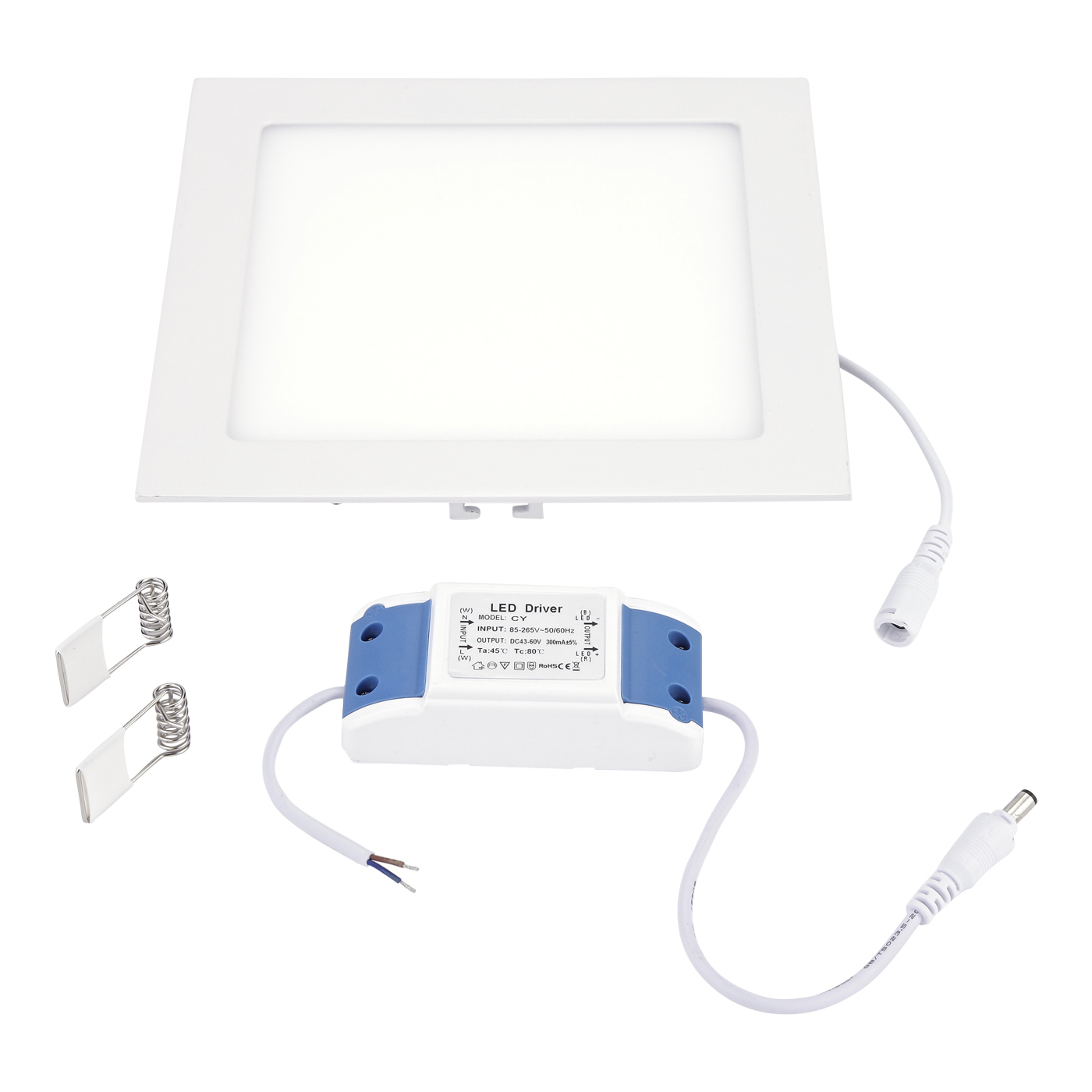 Biard 15W LED Paneelleuchte Quadratisch 200mm x 200mm