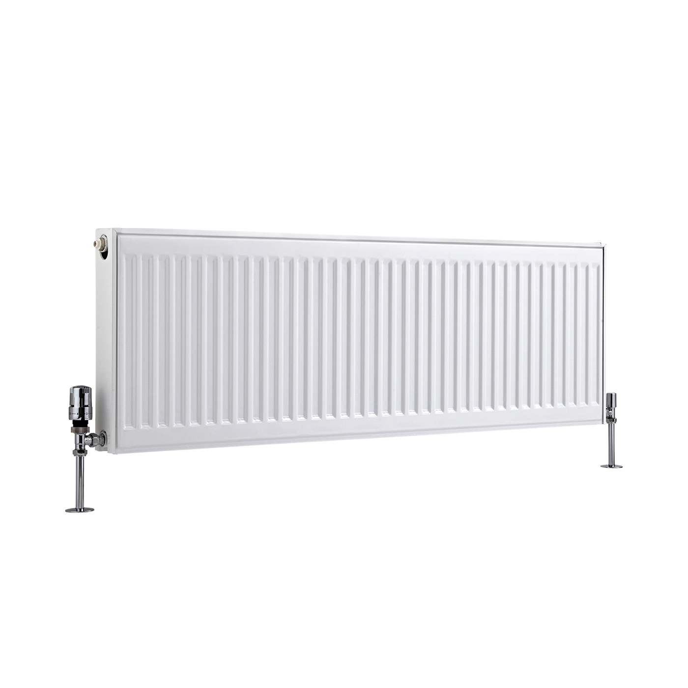 Kompaktheizkörper Horizontal Typ 21 Weiß 400mm x 1200mm 1147W - Eco