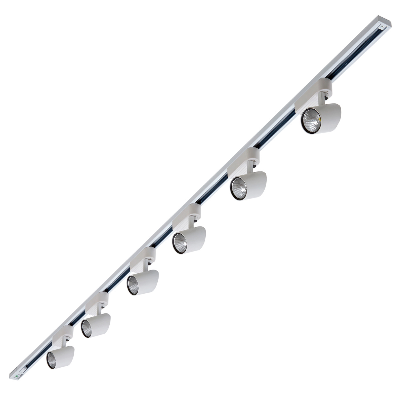 Biard 6x LED Schienenstrahler mit 2m Leiste Weiß