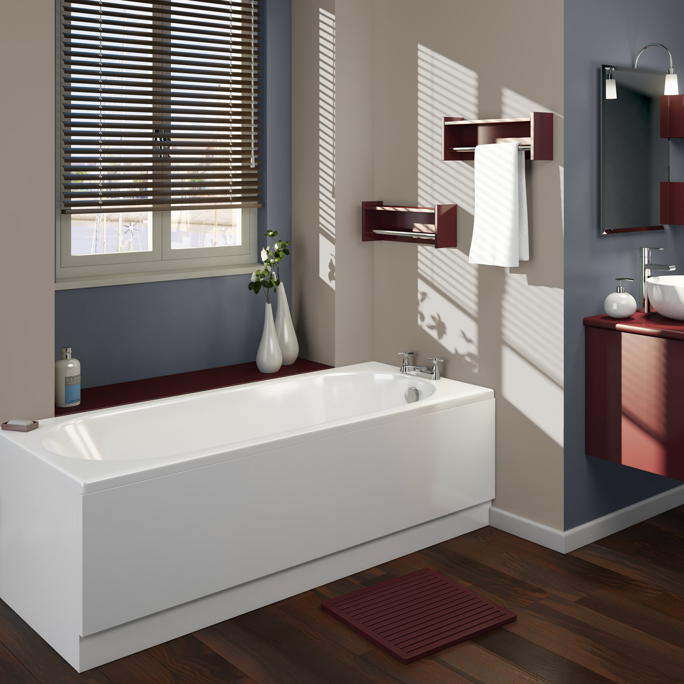 Einbau-Badewanne 1500mm x 700mm