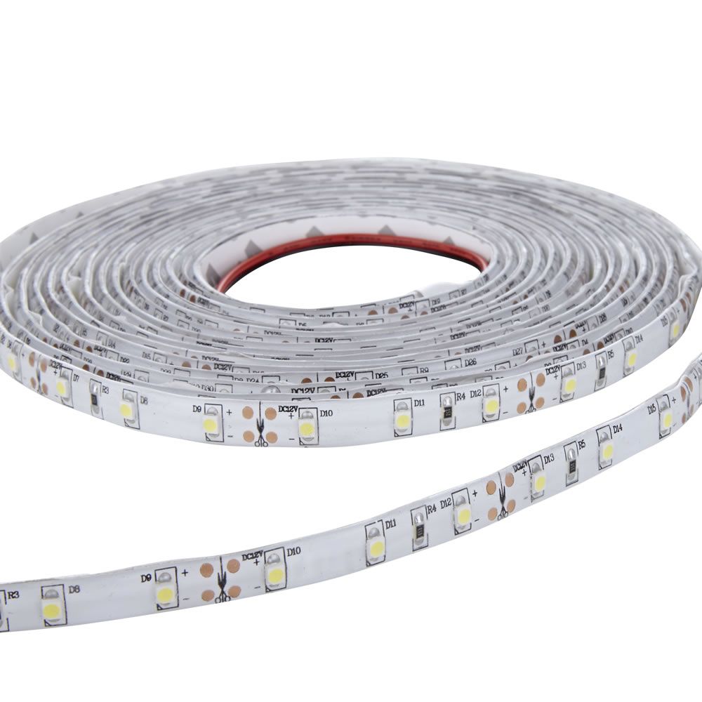 Biard 5m 3528 300 LED Strip, kühles Weiß, spritzfest