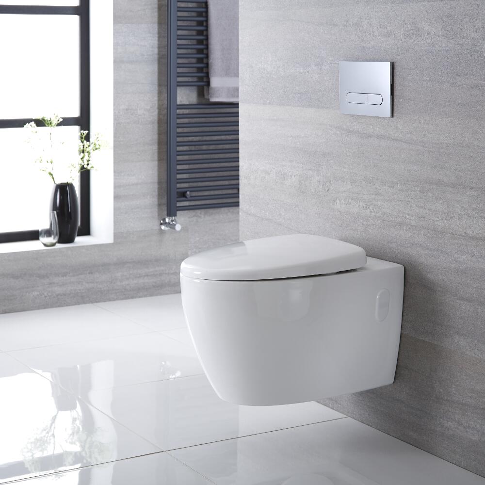 Hänge WC Oval Sitz mit Absenkautomatik - Kenton
