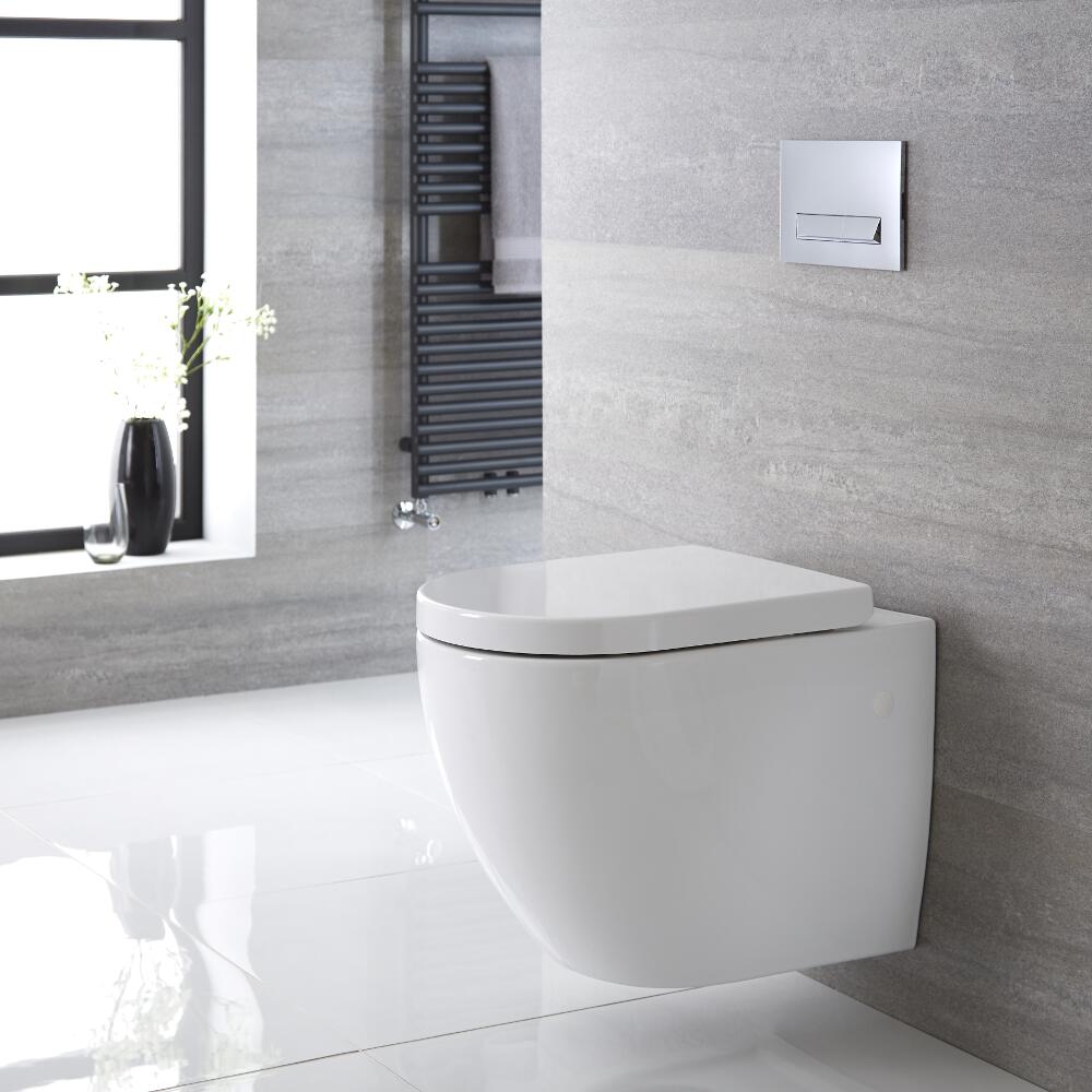 Hänge WC Oval Sitz mit Absenkautomatik - Ashbury