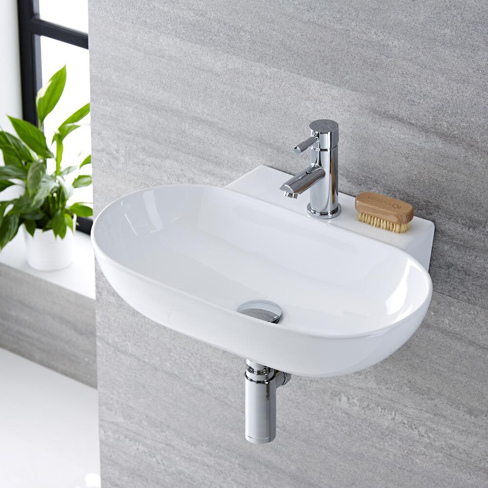 Waschbecken Oval 555mm x 395mm - Otterton
