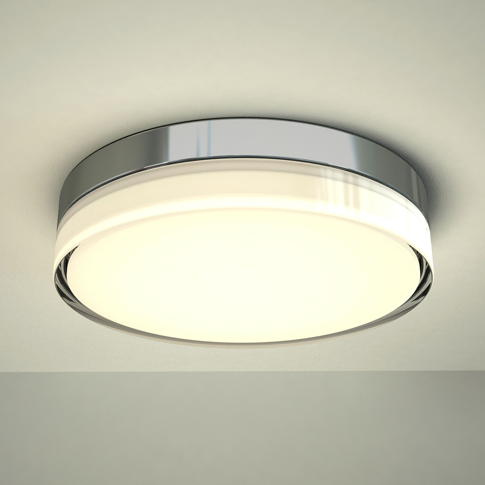 Yogo LED Wandleuchte für Badezimmer Gebogen Chrom