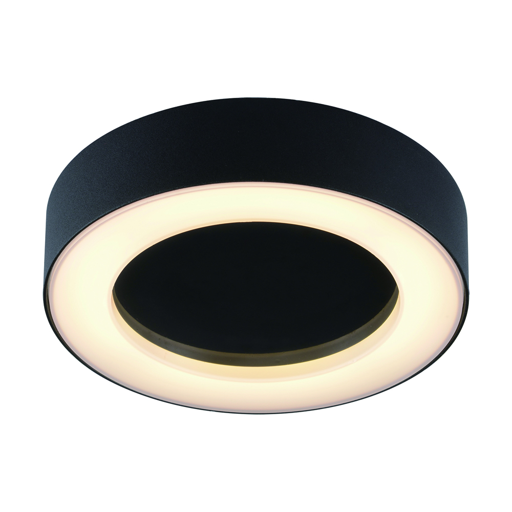 Biard LED Deckenleuchte Ambiente Rund Schwarz