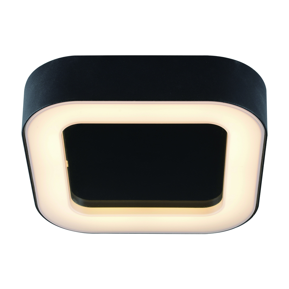 Biard LED Deckenleuchte Ambiente Eckig Schwarz