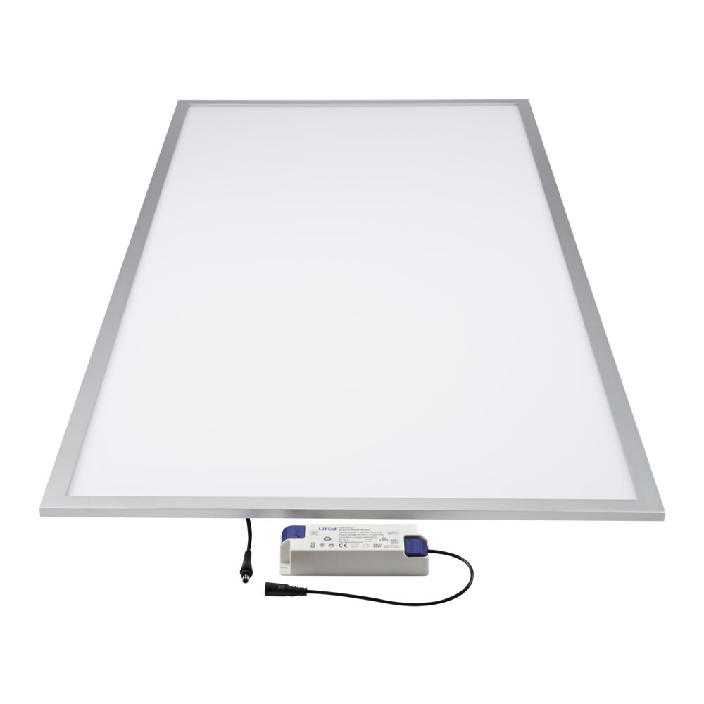 Biard 40W LED Paneelleuchte 60cm x 120cm Silberner Rahmen