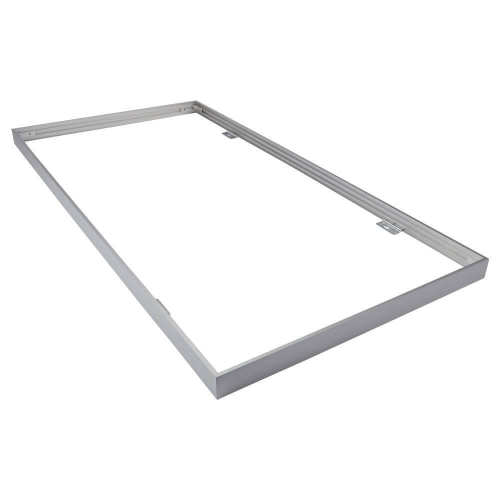 Biard Rahmen zur Oberflächenmontage, 60x120cm LED Paneellleuchte, Silber