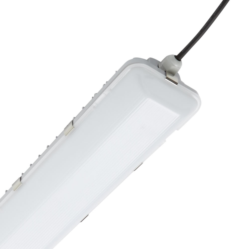 Biard Tri-Proof Feuchtraumleuchte 61cm - Doppellagig - Inklusive Integrierter LED-Leiste