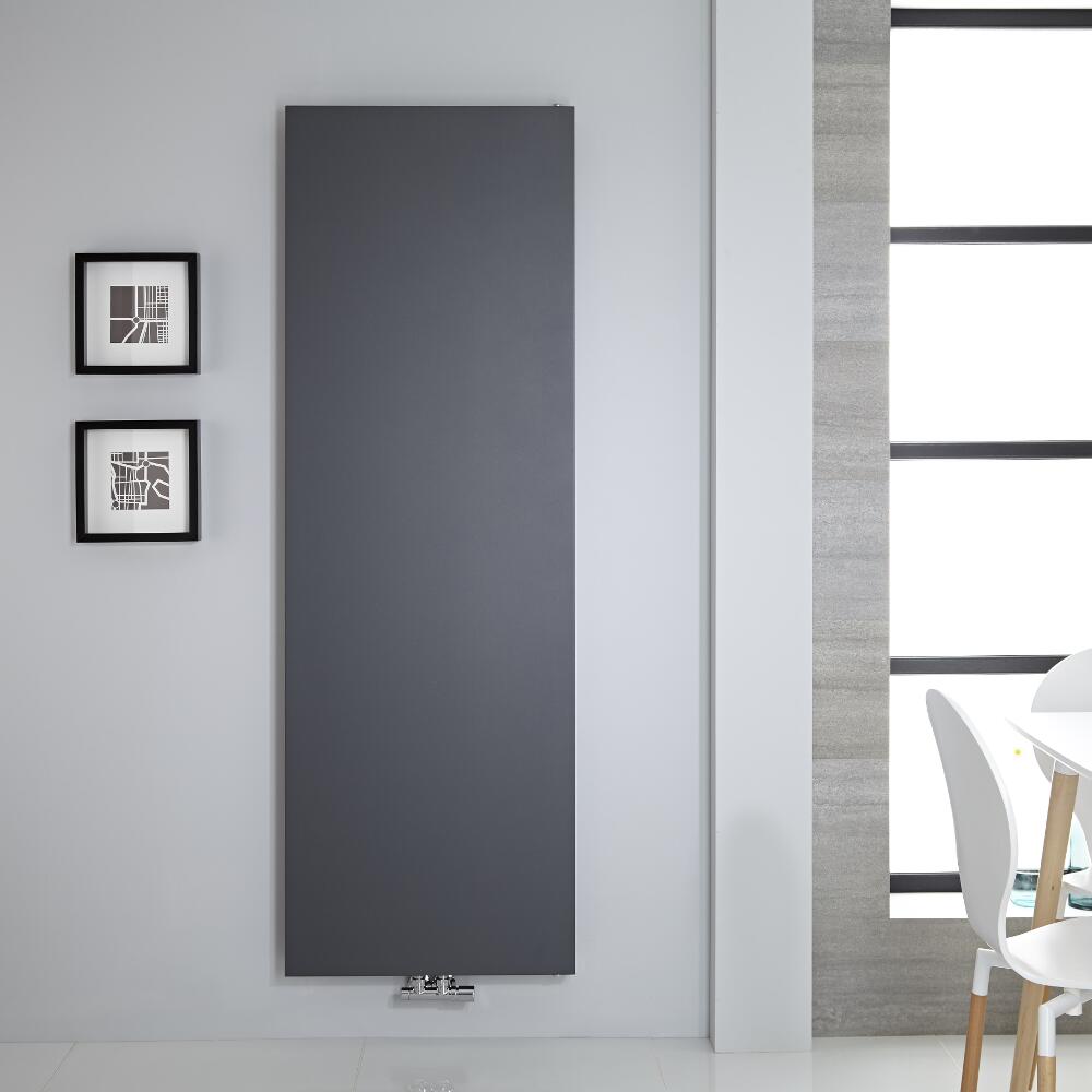 Design Flachheizkörper Vertikal Anthrazit 1800mm x 600mm 1404W - Rubi