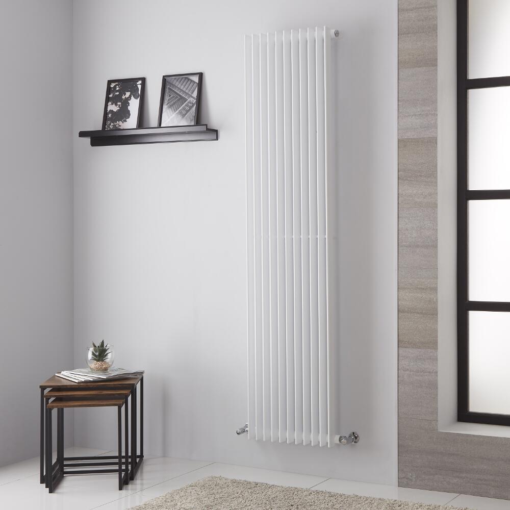 Design Heizkörper Weiß 1428W 1800mm x 445mm - Roma