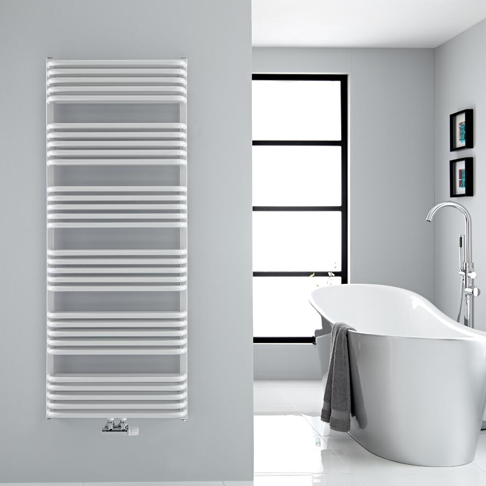 Handtuchheizkörper Vertikal Mittelanschluss Weiß 1533mm x 600mm 1818W - Arch